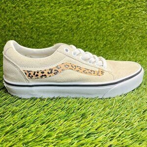 Vans Ward Womens Size 6.5 Ivory White Athletic Skateboard Walking Shoes Sneakers